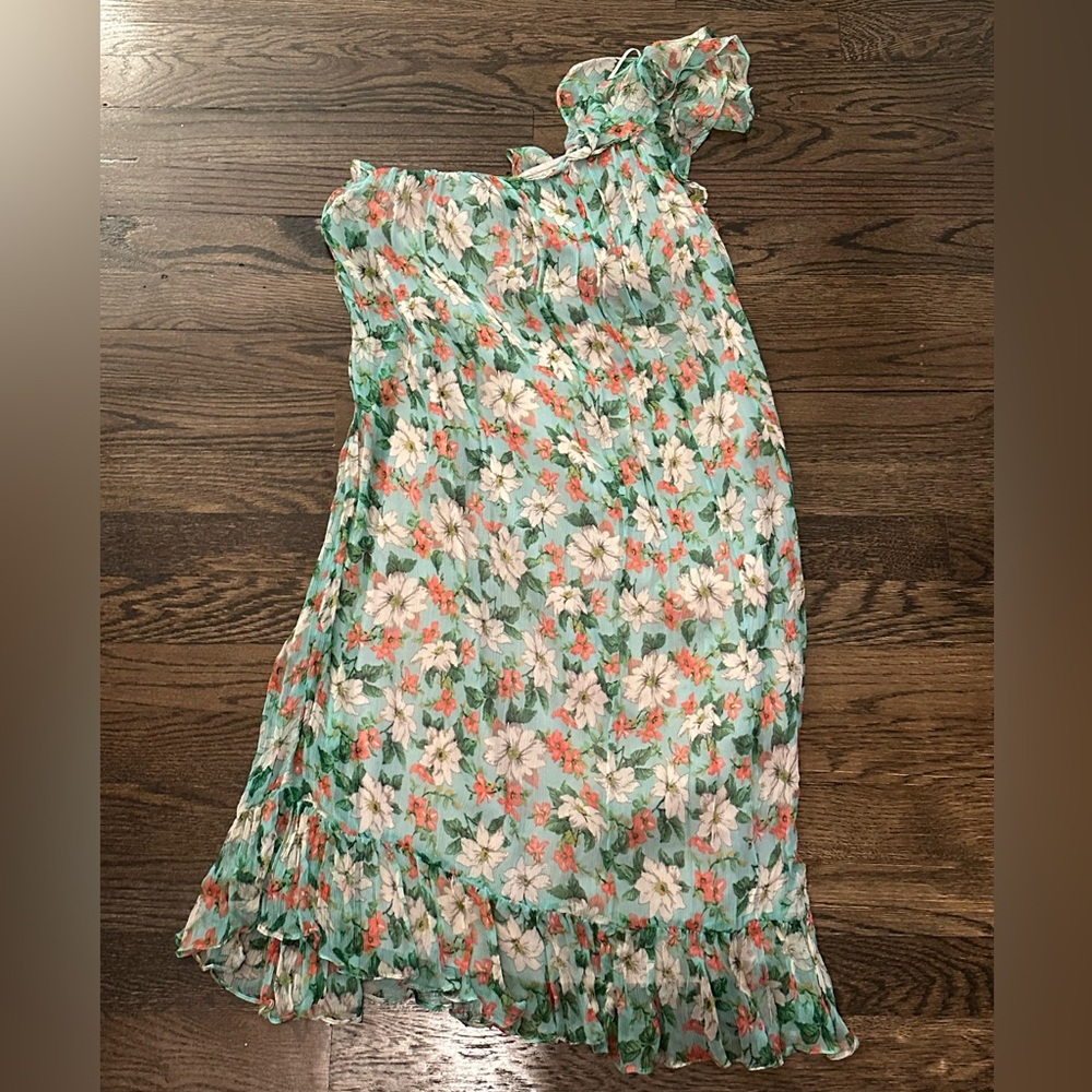 One shoulder summer dress by Zara